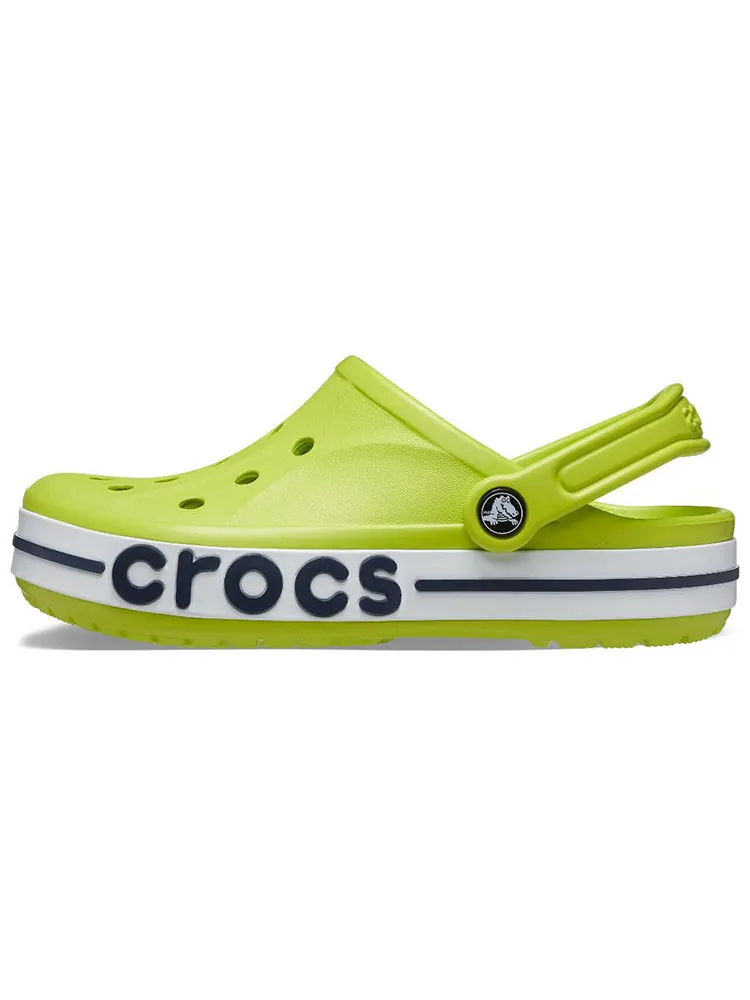 Сандалии Crocs Bayaband Clog 'Lime Punch' — изображение 2 из 7, зеленый