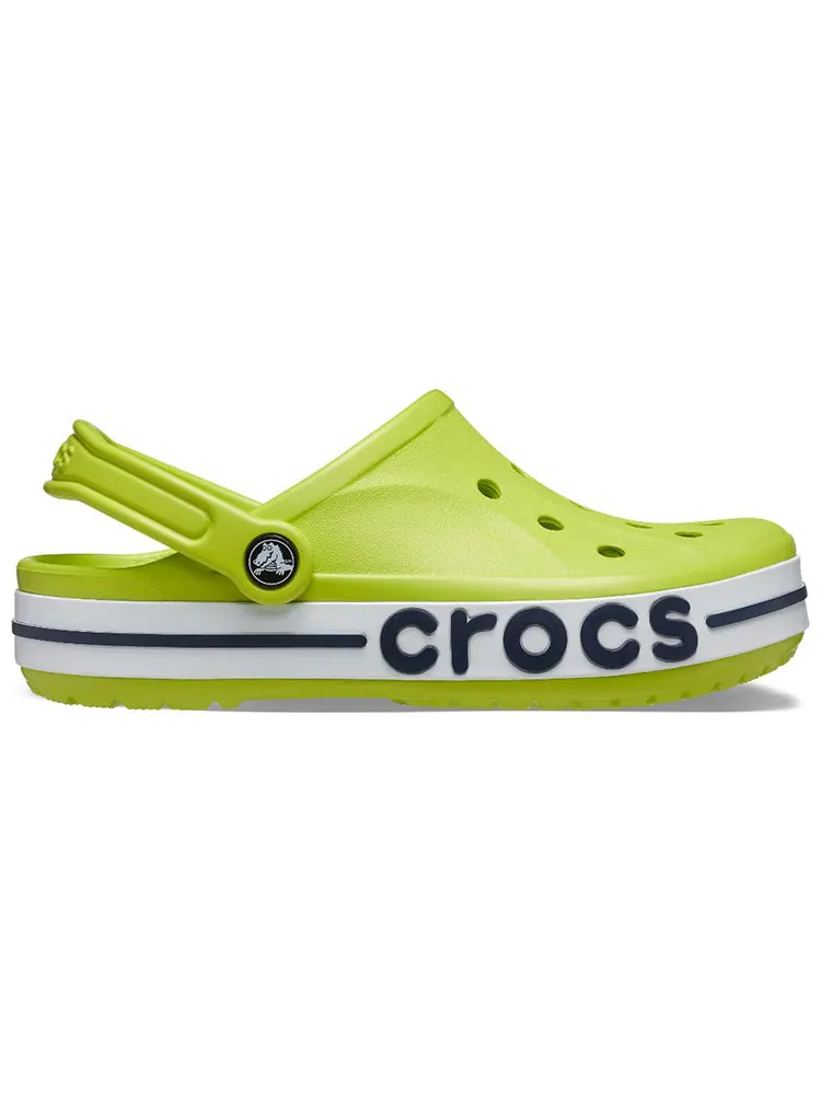 Сандалии Crocs Bayaband Clog 'Lime Punch' — изображение 3 из 7, зеленый