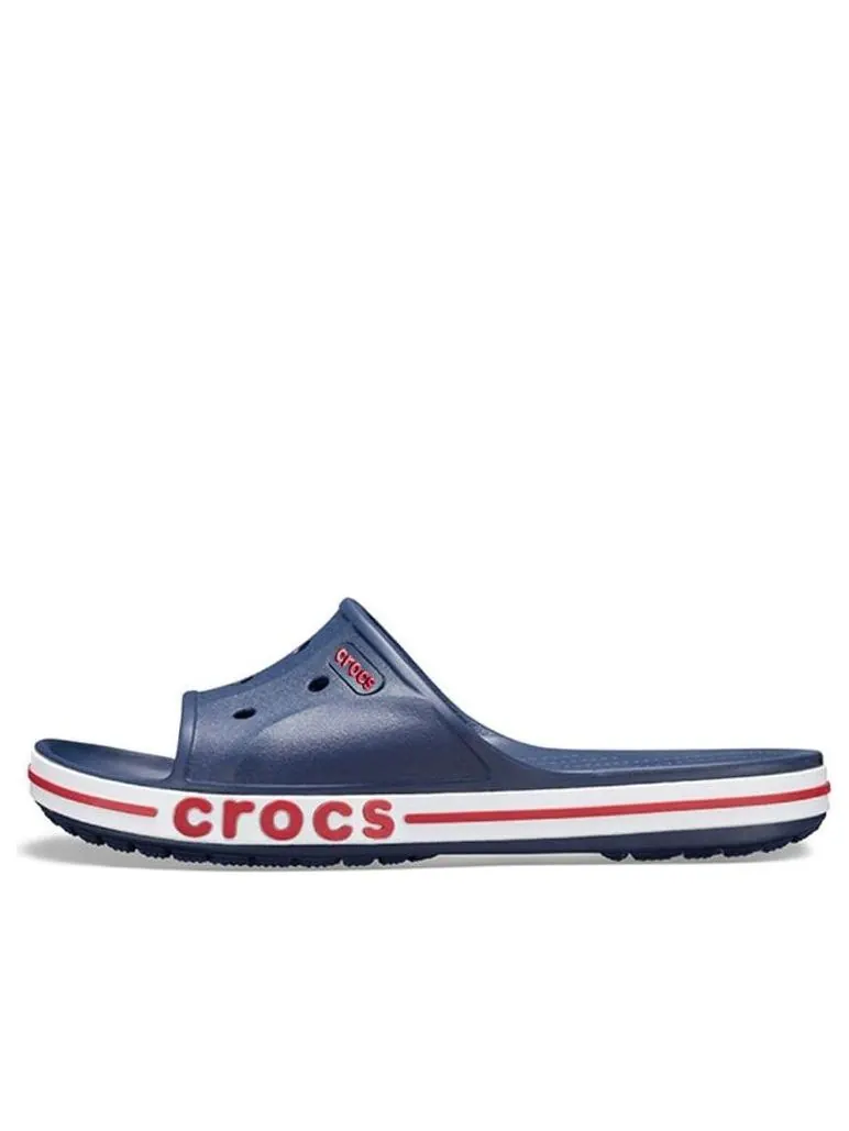 Шлепанцы Crocs Bayaband Clog Blue White Red Unisex Slippers — изображение 1 из 5, красный