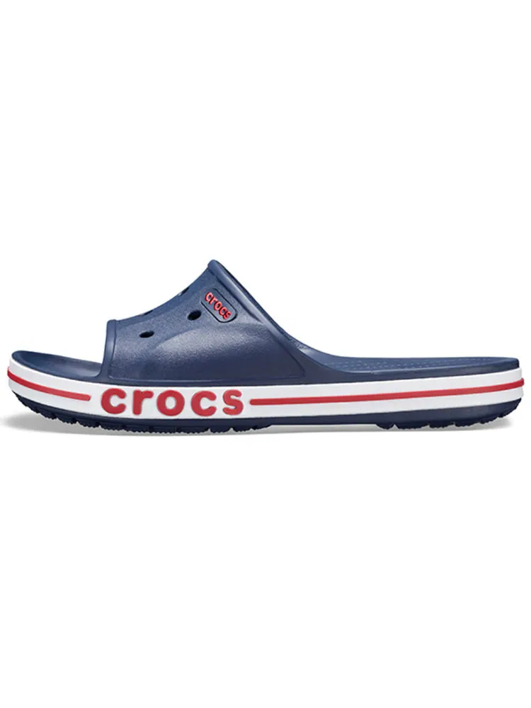 Шлепанцы Crocs Bayaband Clog Blue White Red Unisex Slippers — изображение 2 из 5, красный