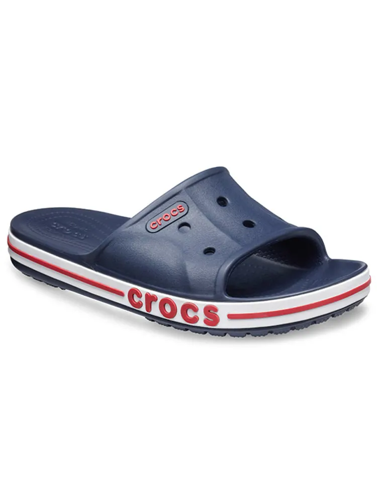 Шлепанцы Crocs Bayaband Clog Blue White Red Unisex Slippers — изображение 3 из 5, красный