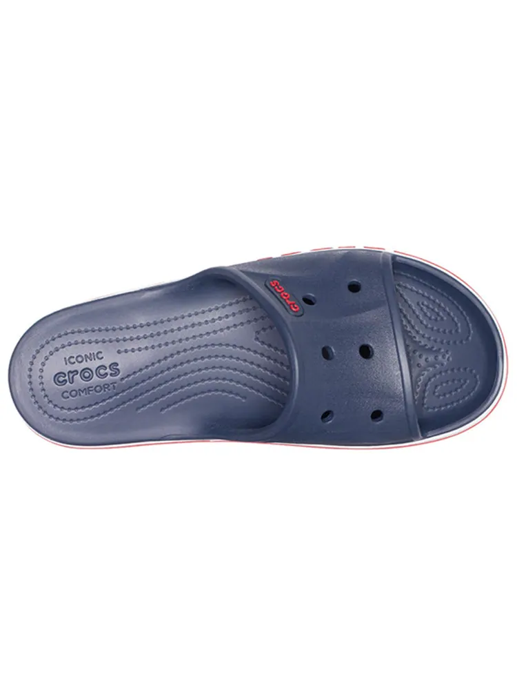 Шлепанцы Crocs Bayaband Clog Blue White Red Unisex Slippers — изображение 4 из 5, красный