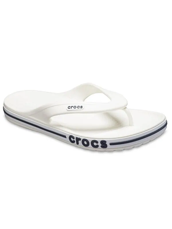 Тапочки bayaband white blue flip-flops 'white blue' Crocs — изображение 3 из 4, белый/синий