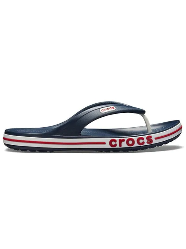 Тапочки bayaband flip-flops deep blue Crocs — изображение 3 из 4, синий