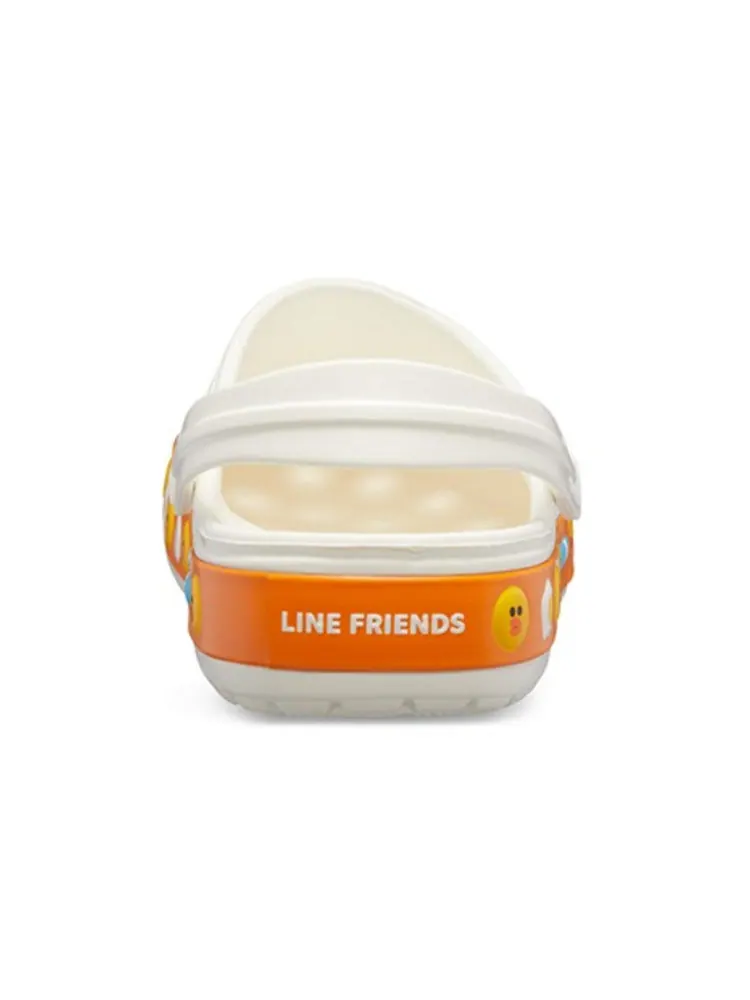 Сандалии Crocs Classic Clog Line Friends Beach White Yellow Unisex Sandals 'White Yellow' — изображение 5 из 5, желтый