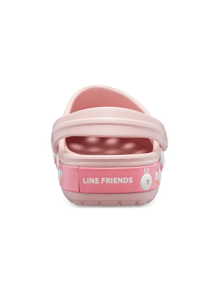 Сандалии Crocs x Line Friends Beach Pink Unisex Sandals — изображение 5 из 7, розовый