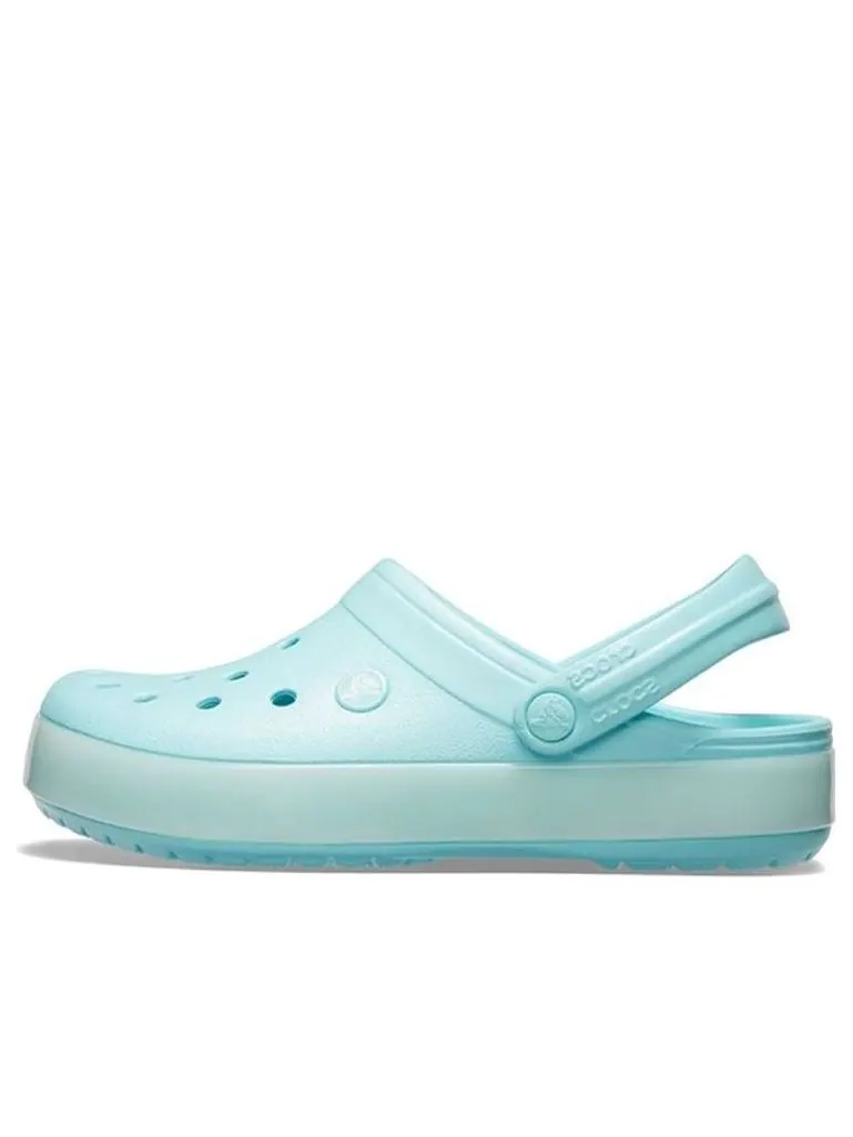 Сандалии Crocs Classic Clog translucent Beach ice blue Sandals — изображение 1 из 6, синий