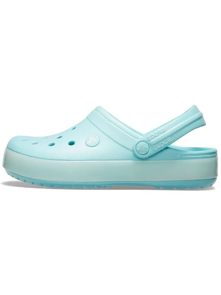 Сандалии Crocs Classic Clog translucent Beach ice blue Sandals — изображение 2 из 6, синий