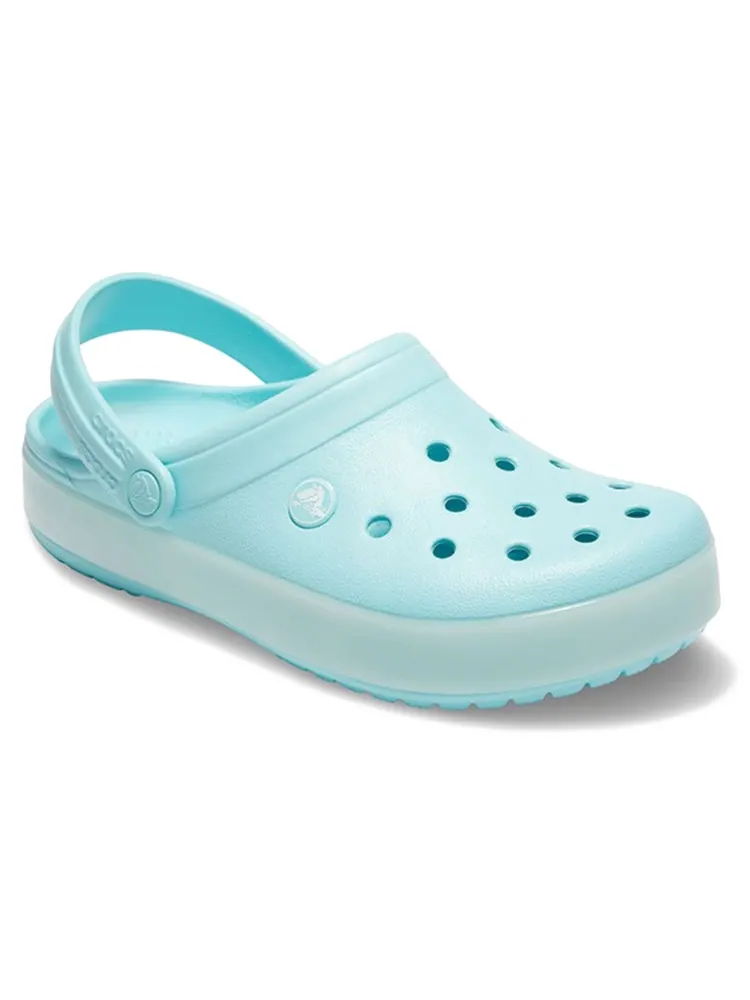 Сандалии Crocs Classic Clog translucent Beach ice blue Sandals — изображение 3 из 6, синий