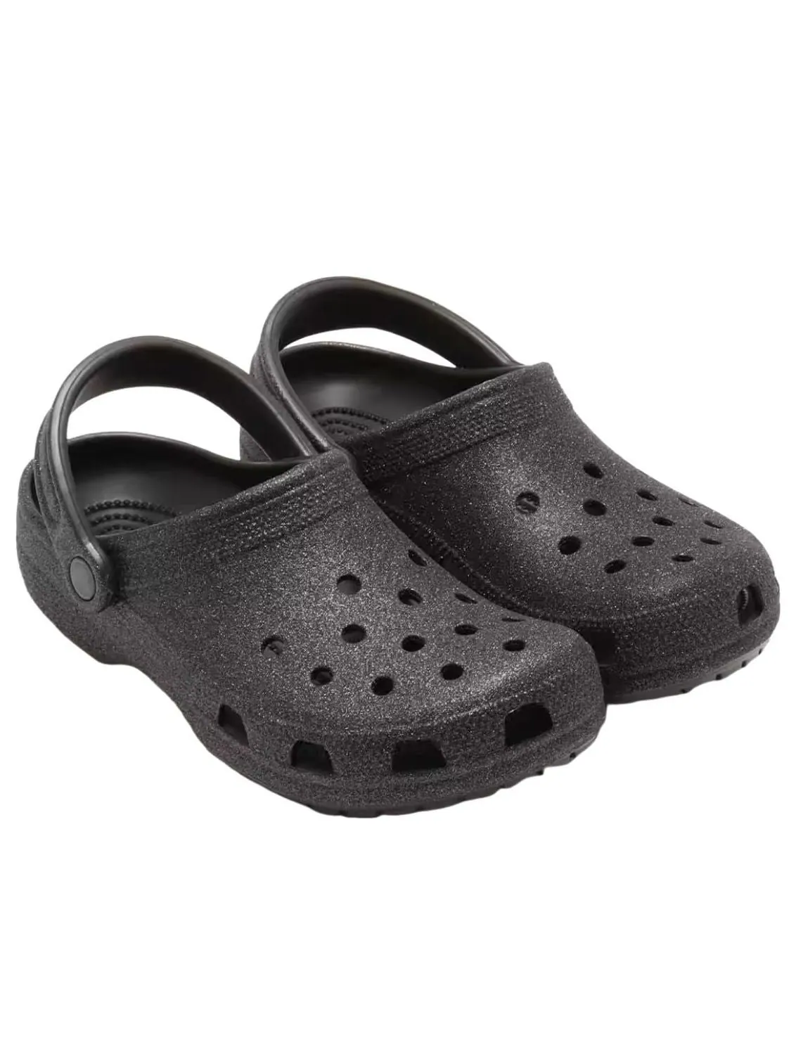 Классические сабо Crocs с блестками — изображение 1 из 6, черный