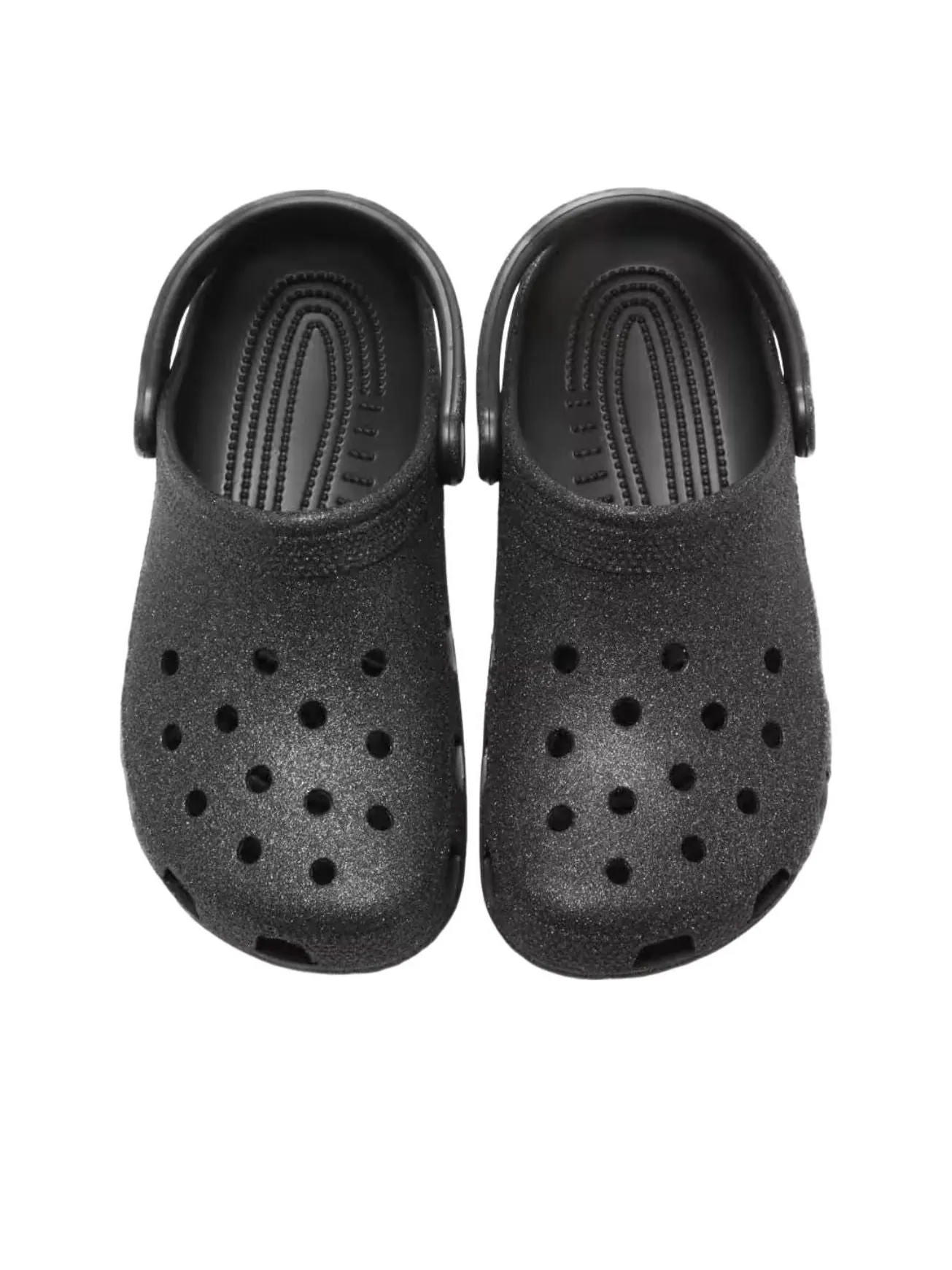 Классические сабо Crocs с блестками — изображение 4 из 6, черный