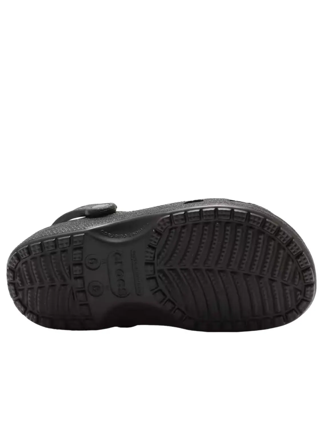 Классические сабо Crocs с блестками — изображение 6 из 6, черный