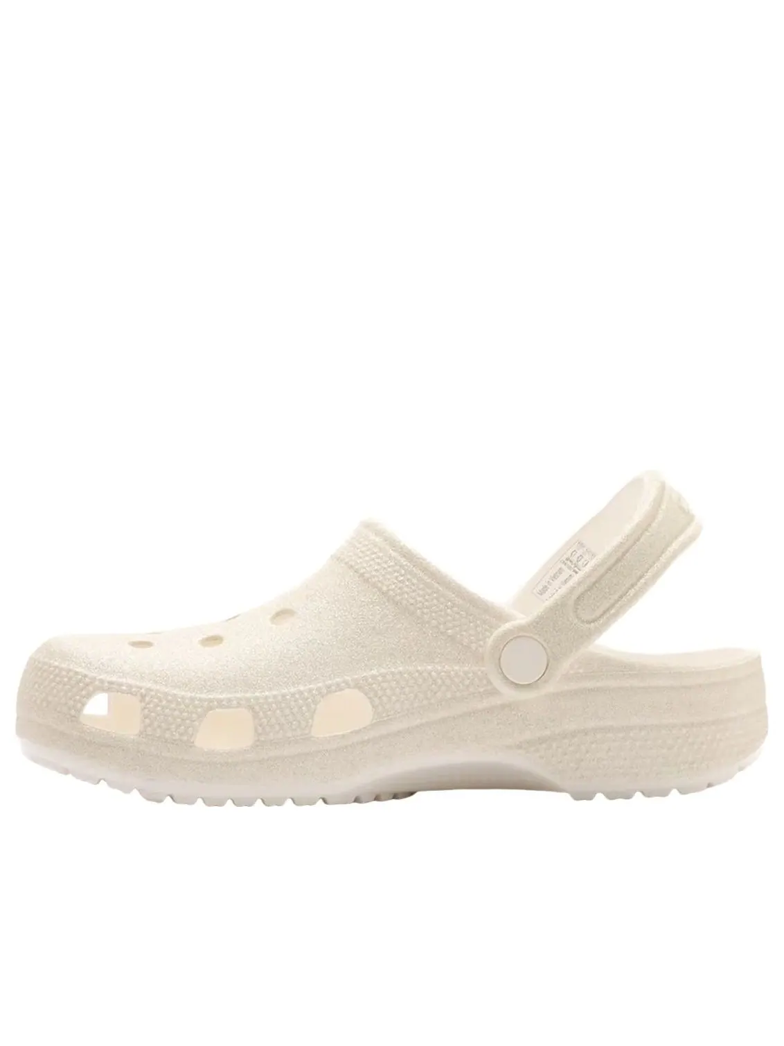 Классические сабо Crocs с блестками — изображение 2 из 6, белый