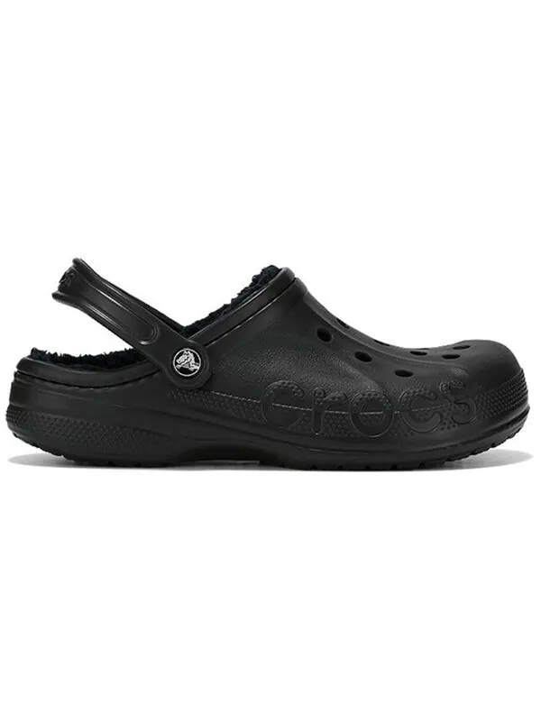 Сандалии baya lined clog 'black' Crocs — изображение 3 из 4, черный