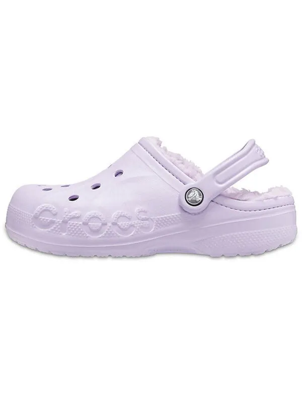 Сандалии baya lined clogs 'lavender' Crocs — изображение 2 из 4, светлый фиолетовый
