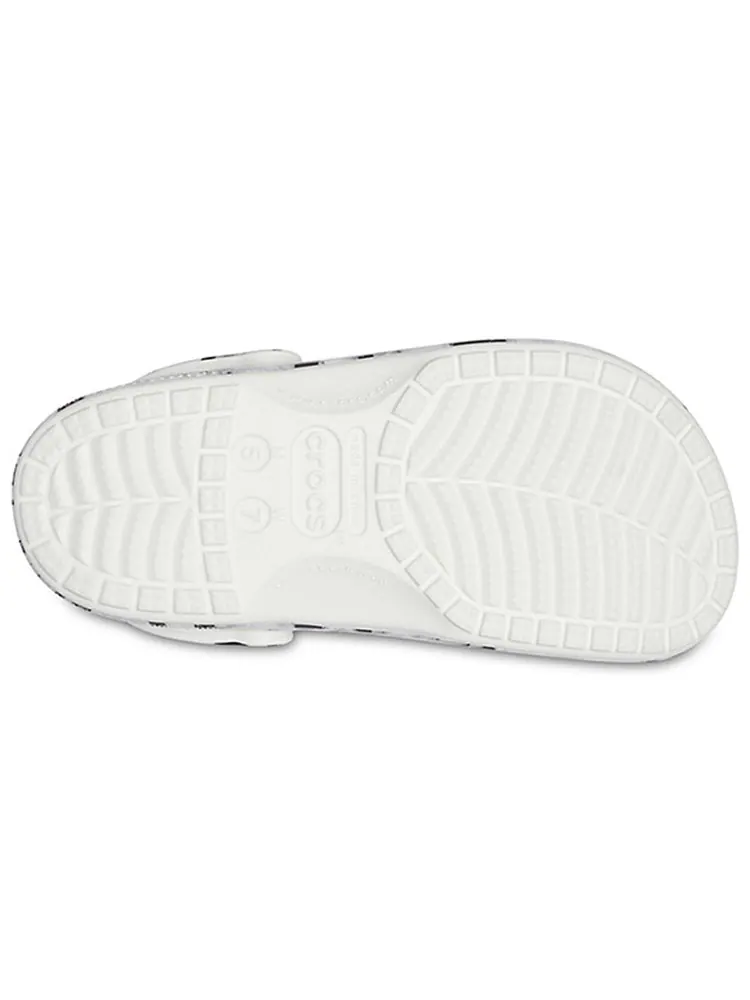 Шлепанцы Crocs Baya Lined Clog Fleece Lined Unisex White Gray Slippers 'White Grey' — изображение 7 из 7, серый