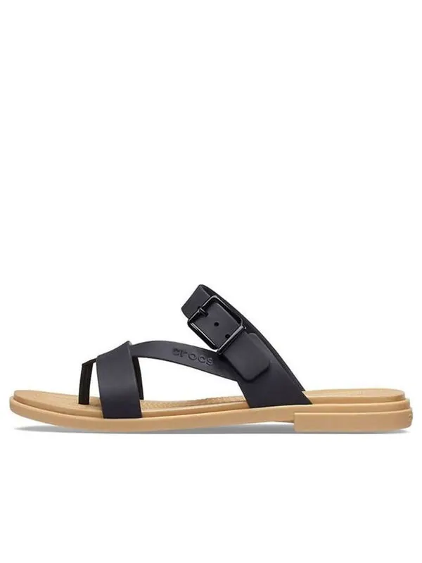Тапочки minimalistic cozy sports slippers black brown Crocs — изображение 1 из 4, черный/коричневый