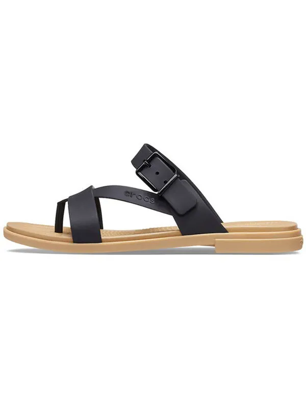 Тапочки minimalistic cozy sports slippers black brown Crocs — изображение 2 из 4, черный/коричневый