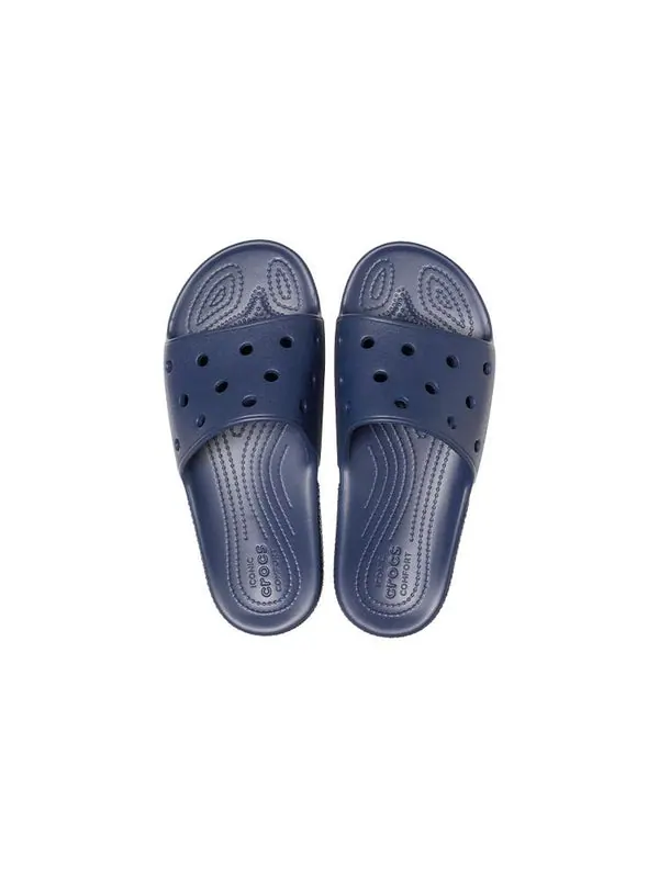 Тапочки classic slippers deep blue Crocs — изображение 4 из 4, синий