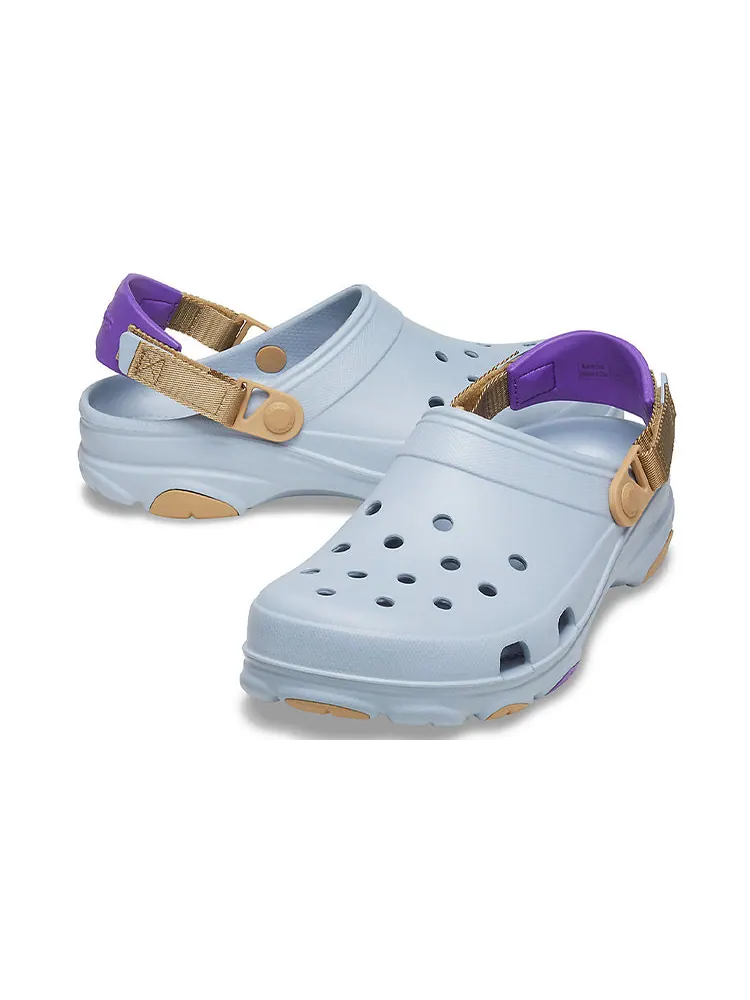 Сандалии Crocs Outdoor Beach Unisex Blue Gray Sandals — изображение 6 из 7, синий, серый