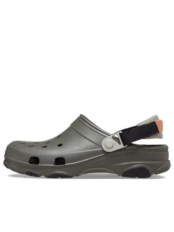 Кроссовки all-terrain clogs 'dusty olive multi' Crocs — изображение 1 из 4, оливковый/мульти