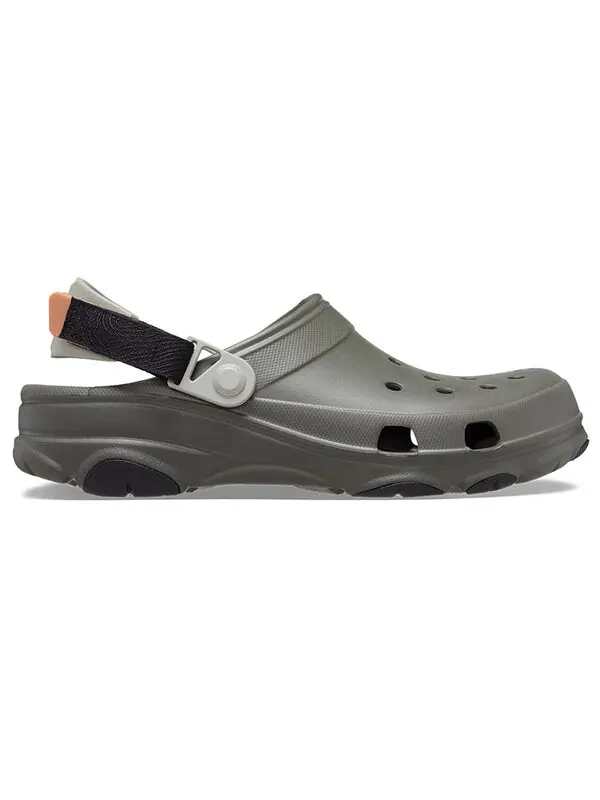 Кроссовки all-terrain clogs 'dusty olive multi' Crocs — изображение 3 из 4, оливковый/мульти