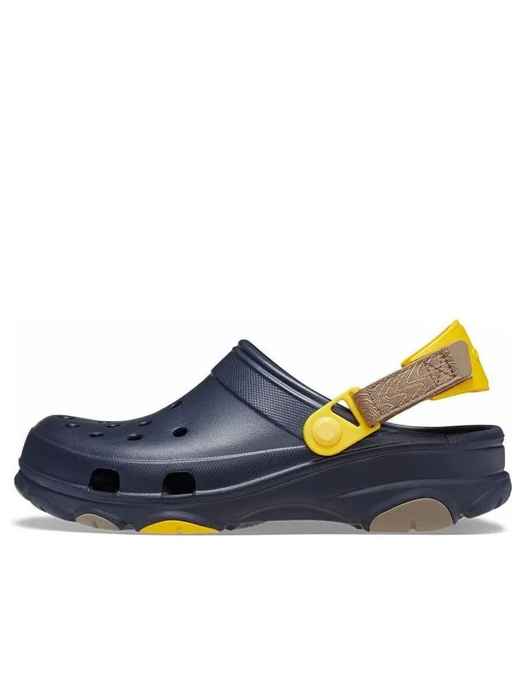 Сандалии Crocs Classic All Terrain Clog 'Navy Yellow' — изображение 1 из 6, темно-синий
