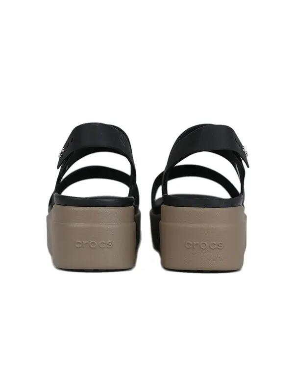 Сандалии brooklyn thick sole black sandals 'black' Crocs — изображение 4 из 4, черный