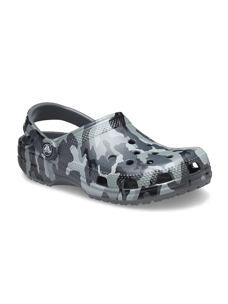 Сандалии Crocs Beach Sandals Gray Camouflage Unisex — изображение 4 из 6, серый