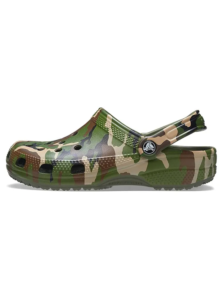 Сандалии Crocs Beach Army Green Camouflage Sandals — изображение 2 из 6, зеленый
