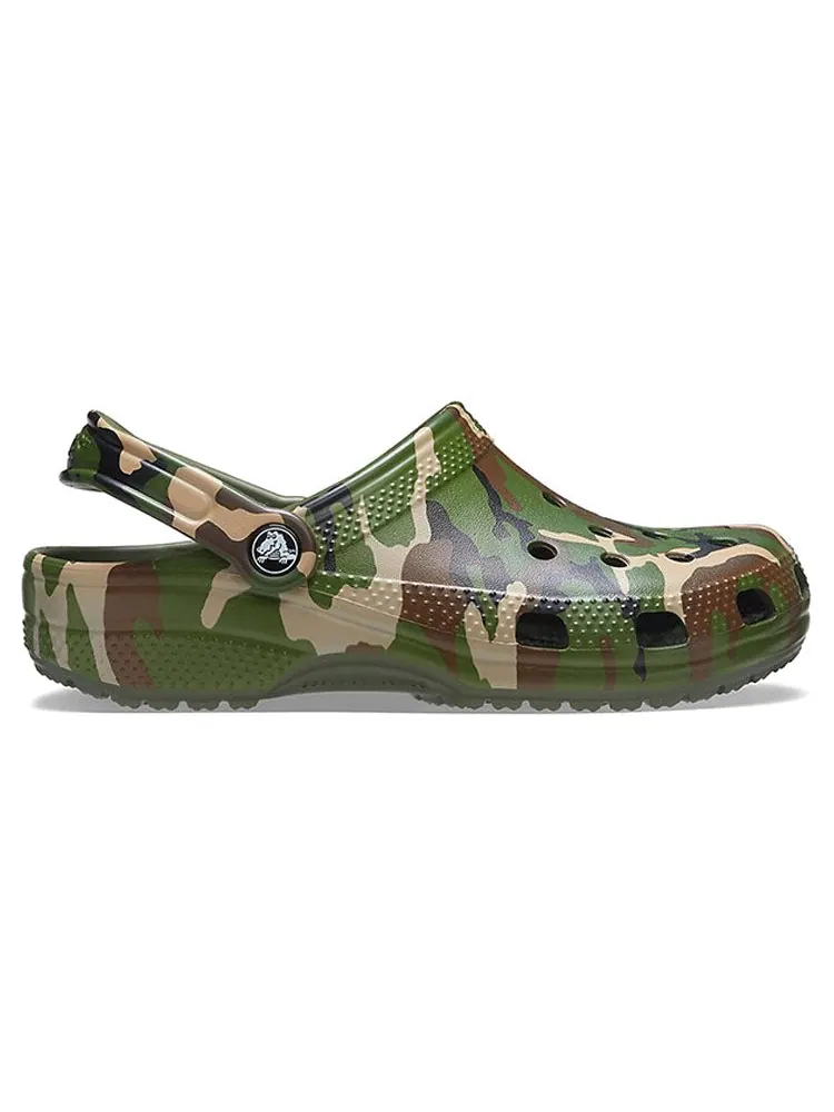 Сандалии Crocs Beach Army Green Camouflage Sandals — изображение 3 из 6, зеленый
