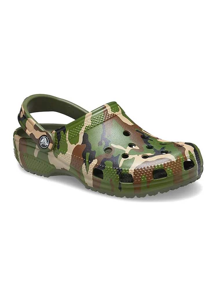 Сандалии Crocs Beach Army Green Camouflage Sandals — изображение 4 из 6, зеленый