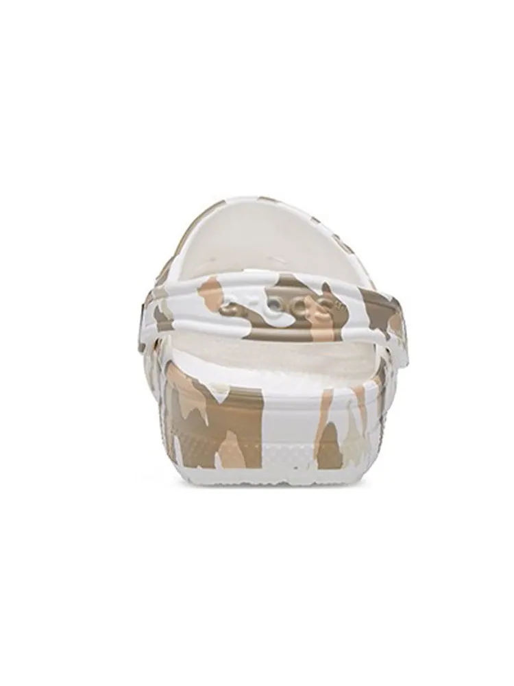 Сандалии Crocs Classic Clog Camouflage Printing Beach Sandals White Camouflage Unisex — изображение 6 из 7, белый