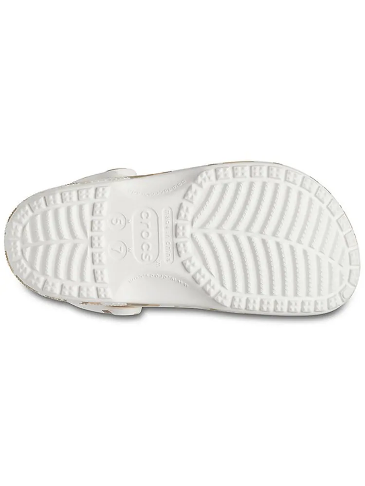Сандалии Crocs Classic Clog Camouflage Printing Beach Sandals White Camouflage Unisex — изображение 7 из 7, белый