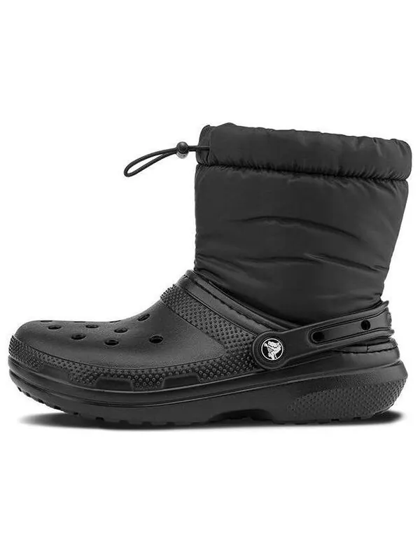 Кроссовки classic lined neo puff boots 'black' Crocs — изображение 1 из 4, черный