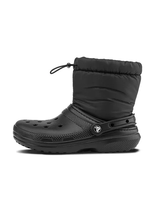 Кроссовки classic lined neo puff boots 'black' Crocs — изображение 2 из 4, черный