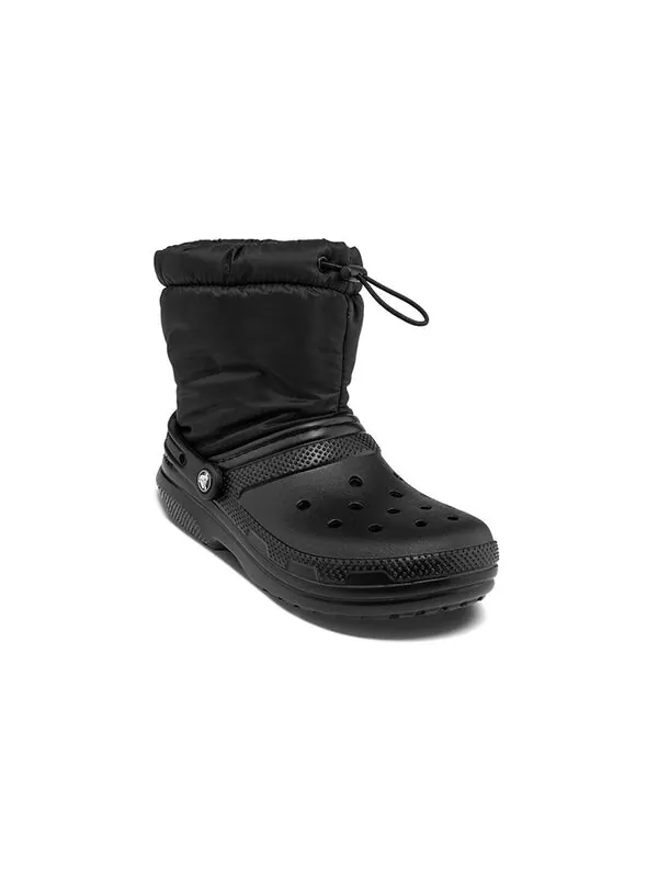 Кроссовки classic lined neo puff boots 'black' Crocs — изображение 4 из 4, черный