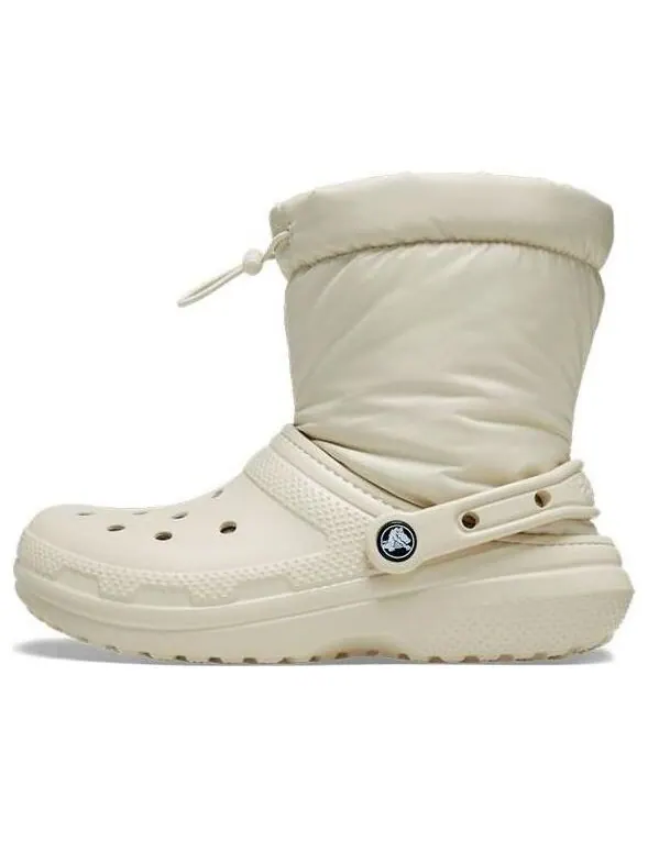 Кроссовки classic lined neo puff boots 'beige' Crocs — изображение 1 из 4, бежевый