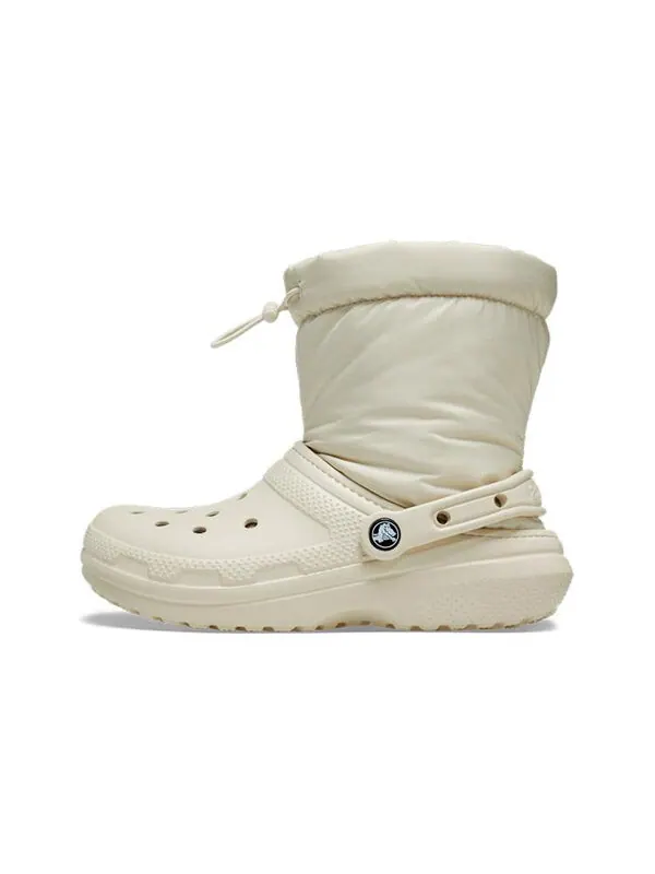 Кроссовки classic lined neo puff boots 'beige' Crocs — изображение 2 из 4, бежевый