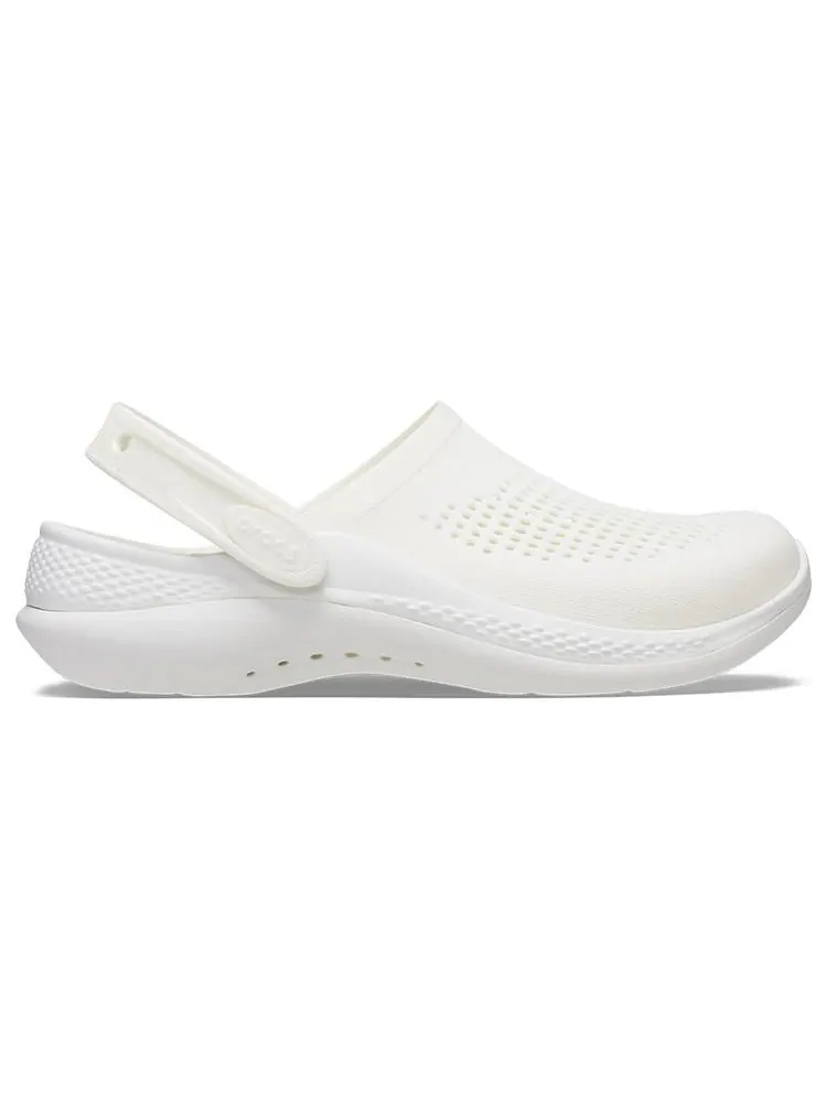 Сандалии Crocs LiteRide 2.0 Clog 'Triple White' — изображение 3 из 7, белый