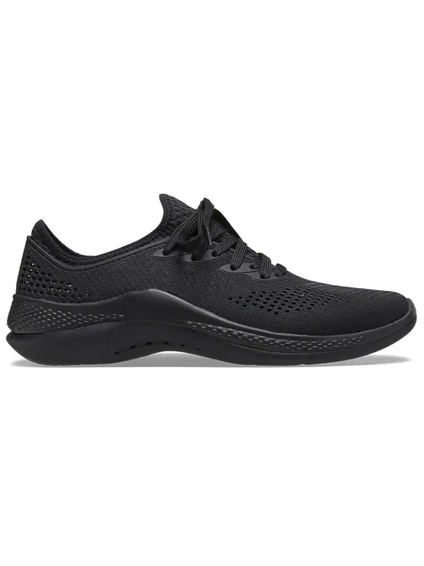 Кроссовки literide 360 pacer 'triple black' Crocs — изображение 2 из 4, черный/белый