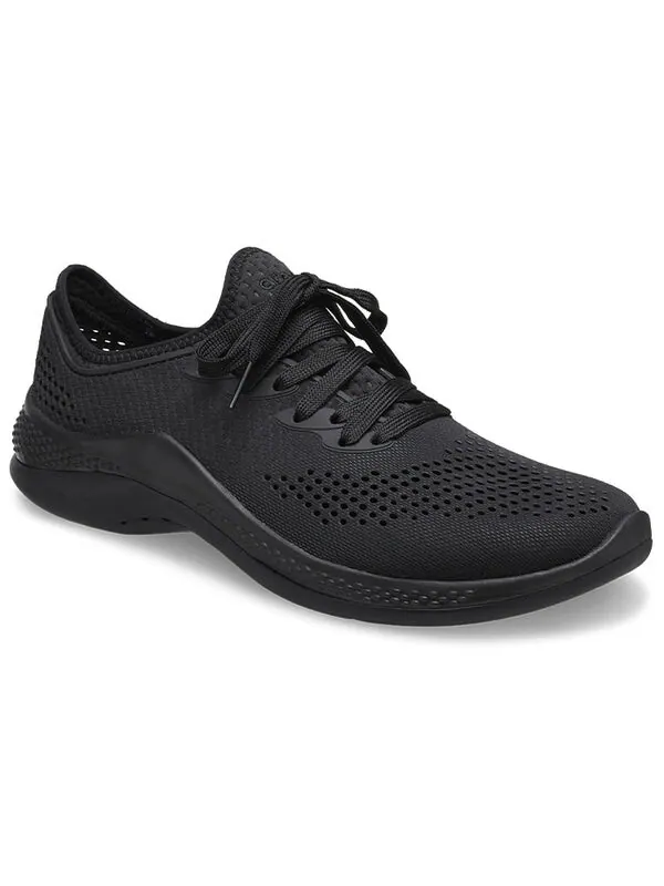 Кроссовки literide 360 pacer 'triple black' Crocs — изображение 3 из 4, черный/белый