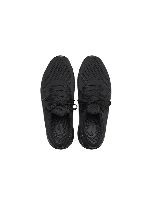 Кроссовки literide 360 pacer 'triple black' Crocs — изображение 4 из 4, черный/белый