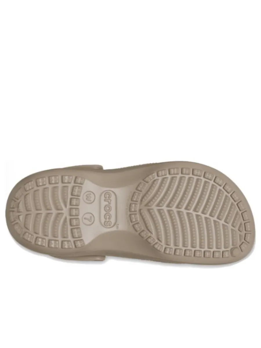 Сандалии (WMNS) Crocs Classic Plaform Clog 'Taupe' — изображение 5 из 5, бежевый