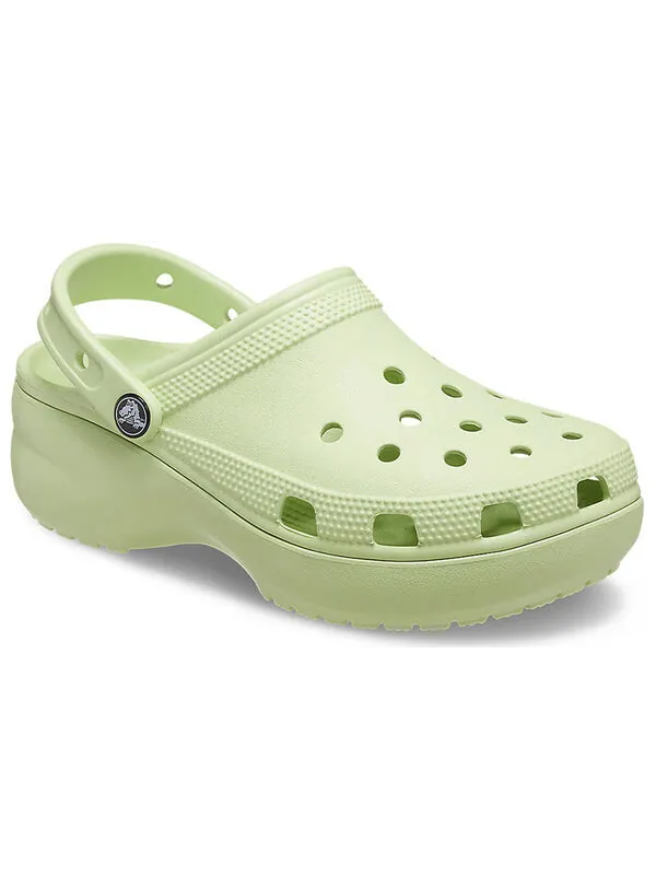 Сандалии classic platform clog 'celery' Crocs — изображение 4 из 4, зеленый