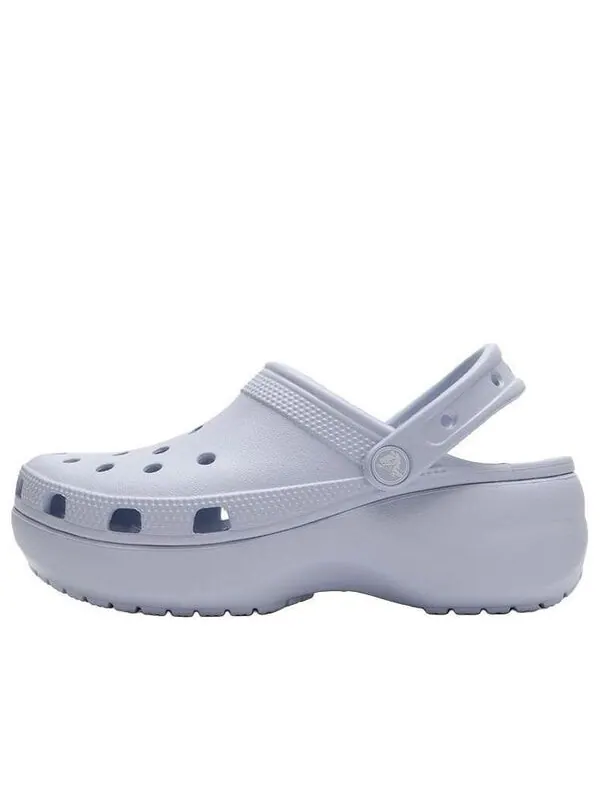 Кроссовки classic platform shoes 'blue' Crocs — изображение 1 из 4, синий