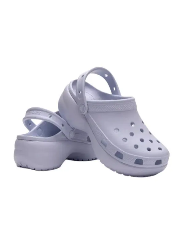 Кроссовки classic platform shoes 'blue' Crocs — изображение 4 из 4, синий