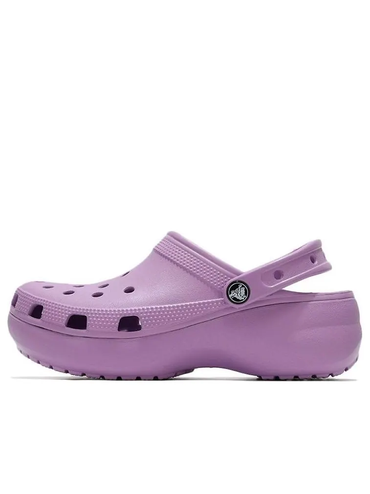 Сандалии (WMNS) Crocs Classic clouds Retro Beach Shoe Purple — изображение 1 из 5, фиолетовый