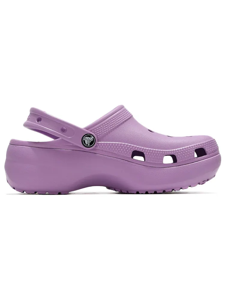 Сандалии (WMNS) Crocs Classic clouds Retro Beach Shoe Purple — изображение 3 из 5, фиолетовый