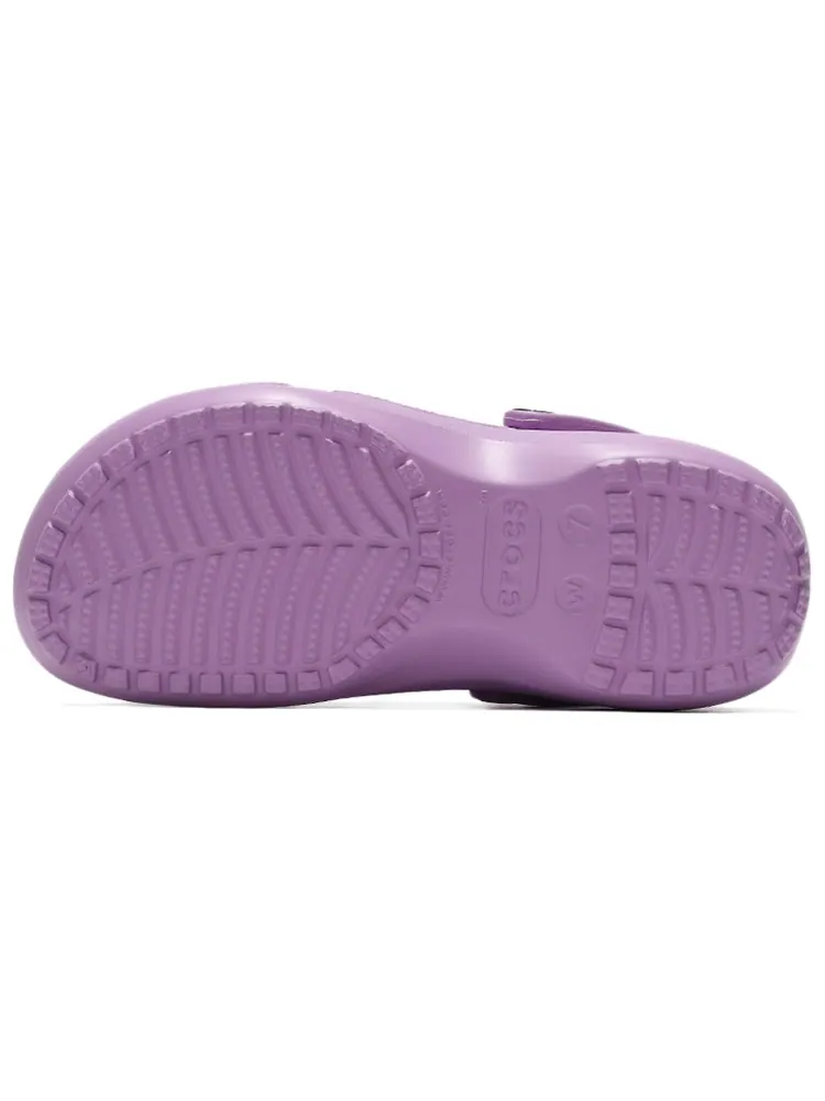 Сандалии (WMNS) Crocs Classic clouds Retro Beach Shoe Purple — изображение 5 из 5, фиолетовый